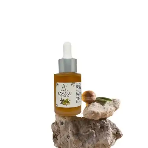 Hoge Kwaliteit Natuurlijke Kruiden Whitening Gezicht Serum Huidverzorging Olie Tamanu Noot Gezicht Olie Ayurvedische Kruidenolie Private Label Oem Label Label