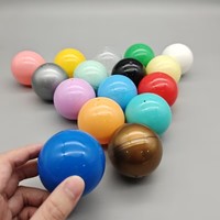 Balle décorative en plastique de 6 cm pour cadeau, unisexe, 0-24 mois, vente en gros, balle colorée avec impression de logo pour jouet, couleur brillante