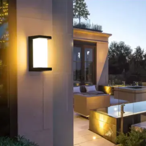 Zeal Lighting Lámpara de pared impermeable decorativa para exteriores Lámpara de pared LED para balcón jardín - Product Image 6