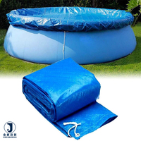 Bâche de piscine en PVC résistante aux UV, imperméable et robuste pour piscines extérieures et de jardin 4x8m 5x10m 6x12m 8x15m