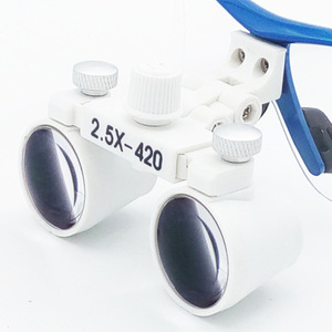 Lentes de aumento dentales con marco de plástico 2.5X para cirugía oral y examen médico - Product Image 4
