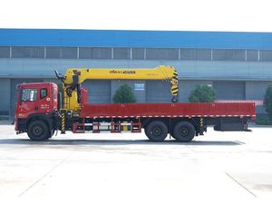 รถบรรทุกติดเครน Dongfeng 6x4 12 ตัน พร้อมเครนไฮดรอลิกแบบยืดหดได้ สำหรับงานก่อสร้าง - Product Image 4