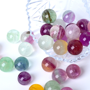 Wholesale Bulk 2 cm Mini Polished Natural Stone <b>Ball</b> Candy Fluorite <b>Ball</b> <b>Crystal</b> Sphere - Product Image 4