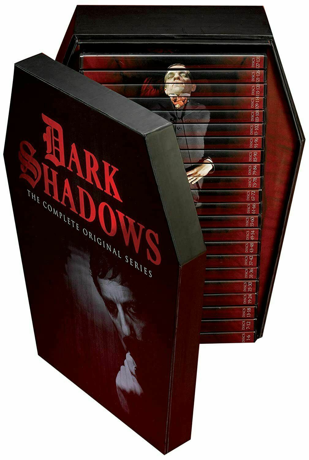 Dark Shadows the Complete Series 131 Disc for Box Set DELUXE EDITION Free  Shipping Brand New Best Gift for Family Made in China, image size:1009x1500