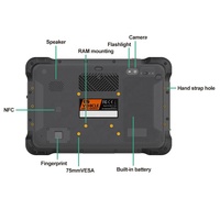 Tablette 3Rtablet 10 pouces 4G LTE WiFi GPS GLONASS IP67, PC robuste pour extérieur, 2 Go de RAM LPDDR3, 16 Go de stockage EMMC, caméra, NFC, lecteur d'empreintes digitales, en stock