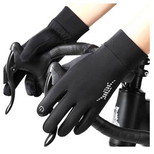 Gants chauds d'hiver pour hommes, pour le cyclisme, la course à pied, le ski, imperméables, coupe-vent, compatibles avec les écrans tactiles - Product Image 5