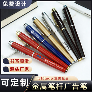 Red Metal Ballpoint <b>Pen</b> Black Ink Customizable Logo Printing Business Gift Promotional <b>Pen</b> - Product Image 5