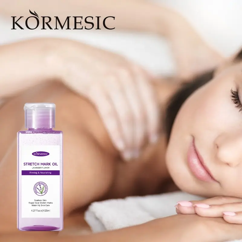 Private Label Kormesic Striae Verwijdering Olie Massage Zwangere Vrouwen Essentie Hydraterende Body Massage Etherische Olie