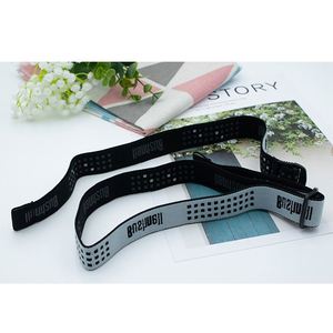 New Glow in Dark Reflective Heat Printing Jacquard High Elastic Band Headlamp Strap With Adjustable Buckle for Outdoor - Product Image 5