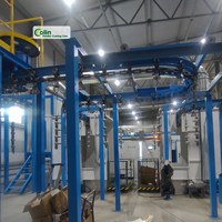 Ligne de revêtement en poudre automatique Hinah Automation PLC Power and Free