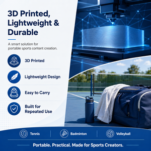 Support de téléphone double pour filet de tennis imprimé en 3D pour l'enregistrement de matchs, la diffusion en direct et l'entraînement - Product Image 4
