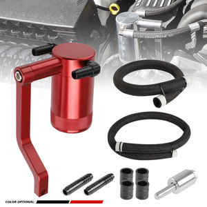 Aluminum Alloy Oil Can With <b>Bracket</b> For Dodge Challenger 6.4L Engine Upgrade Red And <b>Black</b> Color Optional - Product Image 1