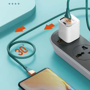 LDNIO LS631 <span class=keywords><strong>USB</strong></span> C타입 고속 충전 케이블 30W PD QC3.0 나일론 1m <span class=keywords><strong>2m</strong></span> - Product Image 5
