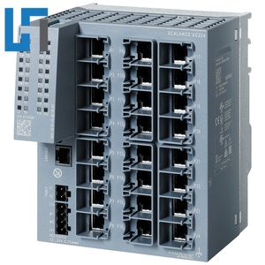 สวิตช์ SCALANCE XC224 รุ่นใหม่ของแท้ ชั้นการจัดการ 2 IE รุ่น 6GK5224-0BA00-2AC2 ตัวควบคุมการเขียนโปรแกรม PLC รุ่น 6GK52240BA002AC2 มีสินค้าในสต็อก - Product Image 1