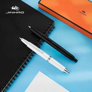 <span class=keywords><strong>Penna</strong></span> <span class=keywords><strong>Stilografica</strong></span> Jinhao A10 EF/F con Punta in Iridio, Scocca Metallica di Lusso, Colore Graduale, Nuovo Sistema a Scatto, per Studenti e Studentesse - Product Image 4