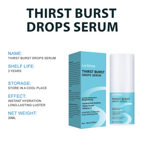 Siero Viso Idratante Istantaneo a Lunga Durata con Ialuronato di Sodio Idrolizzato Naturale <span class=keywords><strong>e</strong></span> <span class=keywords><strong>Vitamina</strong></span> <span class=keywords><strong>E</strong></span> per una Pelle Luminosa - Product Image 5