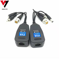 Alimentation électrique vidéo cctv Ahdcvitvi, coaxial HD 3 en 1, ensemble transmetteur torsadé 300m 1080 px