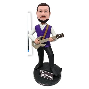 Pleasant Custom Cartoon Resin <b>Bobble</b> <b>Head</b> 4inch Handmade Sculpture for Mother's Day Family Reunion Wedding Anniversary Gifts - Product Image 6