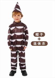 Disfraz de <span class=keywords><strong>Chocolate</strong></span> Marrón de <span class=keywords><strong>Charlie</strong></span> y la Fábrica de <span class=keywords><strong>Chocolate</strong></span>, Disfraz de Personaje de Dibujos Animados para Niños, Fiesta de Carnaval, Actuación en Escenario - Product Image 6
