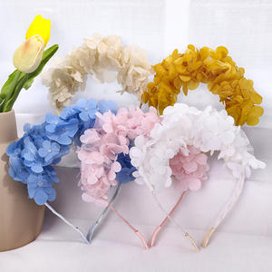 CLARMER الصيف المرأة إكسسوارات الشعر بلون البرقوق الصغيرة زهور مخصصة عقال للنساء - Product Image 1