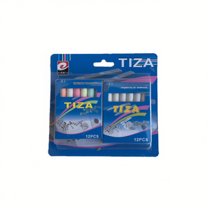 TIZA Chalk 12Pcs White For Writing On Board - Product Image 1