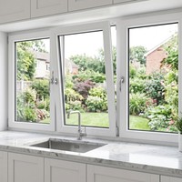 Ventanas Abatibles y Giratorias de PVC de Alta Calidad con Perfil VEKA de Alemania