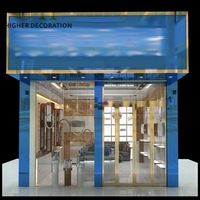 Meubles de luxe pour opticiens, présentoir à lunettes, service de conception de boutique tout-en-un, table de présentation de lunettes pour centre commercial