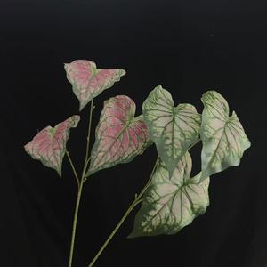 Feuilles de Taro Artificielles Junheyuan, Branche Unique, Décoration Végétale pour Fond de Scène de Mariage, Décoration Intérieure, Hôtels et Vitrines de Magasins - Product Image 2