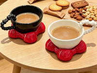 Mug à café en céramique de couleur unie, style minimaliste moderne, avec soucoupe – Anti-fuite, compatible micro-ondes, idéal pour le petit-déjeuner et le thé de l'après-midi