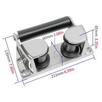 XINXING MARINE Nouveau guide-rouleau universel pivotant de 3 pouces en acier inoxydable 316 pour yachts