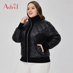 Оптовая продажа, осеннее пальто, женская верхняя одежда, трендовая куртка, короткие парки, Мягкая Повседневная модная женская Высококачественная теплая куртка большого размера