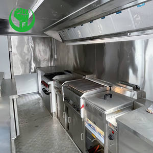 รถพ่วงสองล้อเคลื่อนที่ปรับแต่งสีสันสดใส3.5เมตรรถพ่วงจัดเลี้ยงพลาซ่าบนรถขายอาหาร - Product Image 3