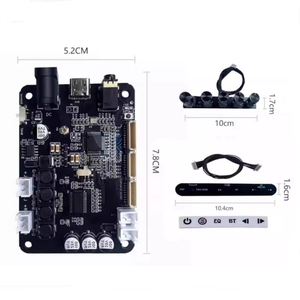 Núm/Màn Hình Cảm Ứng <span class=keywords><strong>DSP</strong></span> Không Dây 5.0 Công Suất Khuếch Đại Mô-đun TWS Đôi Bass 2*15W Dual Channel Power Amplifier Hội Đồng Quản Trị - Product Image 4