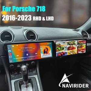 วิทยุติดรถยนต์ระบบ Android 15 สำหรับรถ Cayman 718 ปี 2016-2023 พร้อมระบบนำทาง GPS จอคู่ รองรับ Carplay และระบบมัลติมีเดีย  รับประกัน 1 ปี - Product Image 1