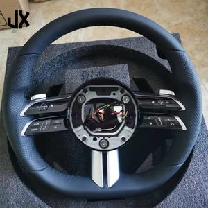 พวงมาลัยรถยนต์สำหรับ <span class=keywords><strong>Mercedes</strong></span> Benz <span class=keywords><strong>AMG</strong></span> W222 G63 W212 W213 W205 W211 W204 W221 GLE CLA CLS SL500พวงมาลัยหนัง ML2600 - Product Image 4