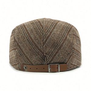 หมวกเบเร่ต์วินเทจสำหรับผู้หญิงและผู้ชาย  บุขนแกะอุ่นๆ สำหรับฤดูหนาว - Product Image 6