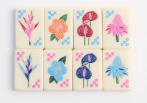 En stock : Tuiles <span class=keywords><strong>de</strong></span> Mahjong américaines en acrylique, monocouche, blanches, peintes <span class=keywords><strong>à</strong></span> la main et gravées, pour jeux <span class=keywords><strong>de</strong></span> <span class=keywords><strong>cartes</strong></span> et d'échecs, <span class=keywords><strong>4</strong></span> <span class=keywords><strong>joueurs</strong></span> - Product Image 6