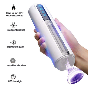 Haute qualité Oral gorge profonde coup travail chauffé ventouse Machine jouets sexuels pour homme Sextoy prix usine en gros - Product Image 2