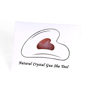Doğal kuvars kalp şeklinde kristal Gua Sha kurulu Set özel Logo yeşim yüz cilt bakımı aracı gül kuvars gugutaş masaj