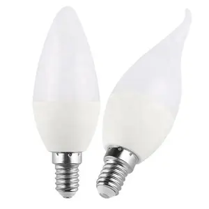 High Quality 7W Pointed Pear-shaped Bulb Super Bright Constant Current E14 Small Screw Base Energy-saving Bulb