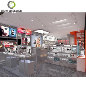 Soporte de escaparate de luz LED estilo <span class=keywords><strong>Pinky</strong></span> personalizado, Material de hierro de madera maciza de Metal MDF para centro comercial, <span class=keywords><strong>tienda</strong></span> minorista, Perfume - Product Image 5