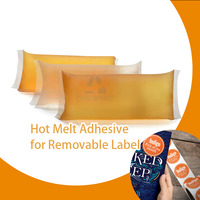 Pegamento Etiqueta HMA Glue Industrial SBC à base de pelabilité facile Étiquette sensible à la pression Adhésif thermofusible pour étiquette amovible