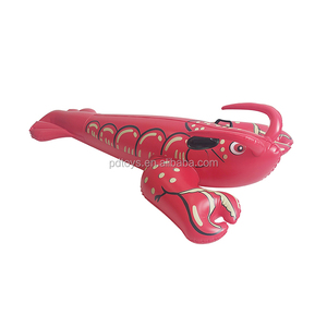 Tùy Chỉnh Lớn <span class=keywords><strong>Inflatable</strong></span> Động Vật Tôm Hùm Tôm Hồ Bơi Float Cho Bơi Đi Bè Sông Flotadores Inflables Oyster Hồ Bơi Bè Ride-On - Product Image 5