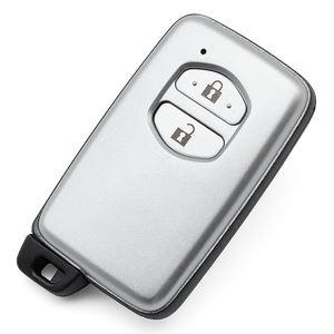 Carcasa de llave inteligente de coche con 2 botones y hoja virgen, hoja de llave de emergencia sin cortar, cubierta de llavero remoto de repuesto para cerrajero de vehículos - Product Image 3