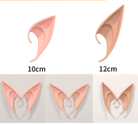 Accessoires d'oreilles d'elfe pour Halloween, décoration d'anime, accessoires de cosplay de fée, fausses oreilles d'ange elfique, crochet de vampire, décorations de Noël