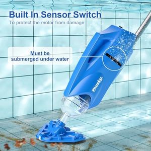 Limpiador de Piscinas Inalámbrico Recargable Blove Dolphin, Potente, 18 Galones/Min, con Barra Telescópica para Uso en Piscinas Enterradas - Product Image 6