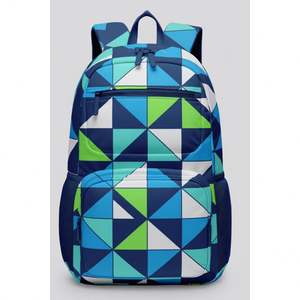 OEM Custom <b>Simple</b> Zipper Laptop <b>Backpack</b> 600D Waterproof Polyester Large Capacity College School Travel - Product Image 6