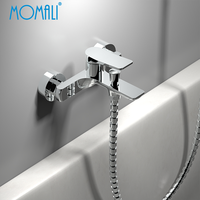 Robinet de douche mural en laiton de luxe au design unique Momali, robinet de salle de bain, mélangeur de bain, robinets de douche en laiton