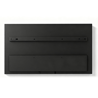 Téléviseur extérieur 75" 86" 3840*2160 4K haute luminosité 1500 nits, IP55 étanche, DVB-T, écran LCD lisible en plein soleil