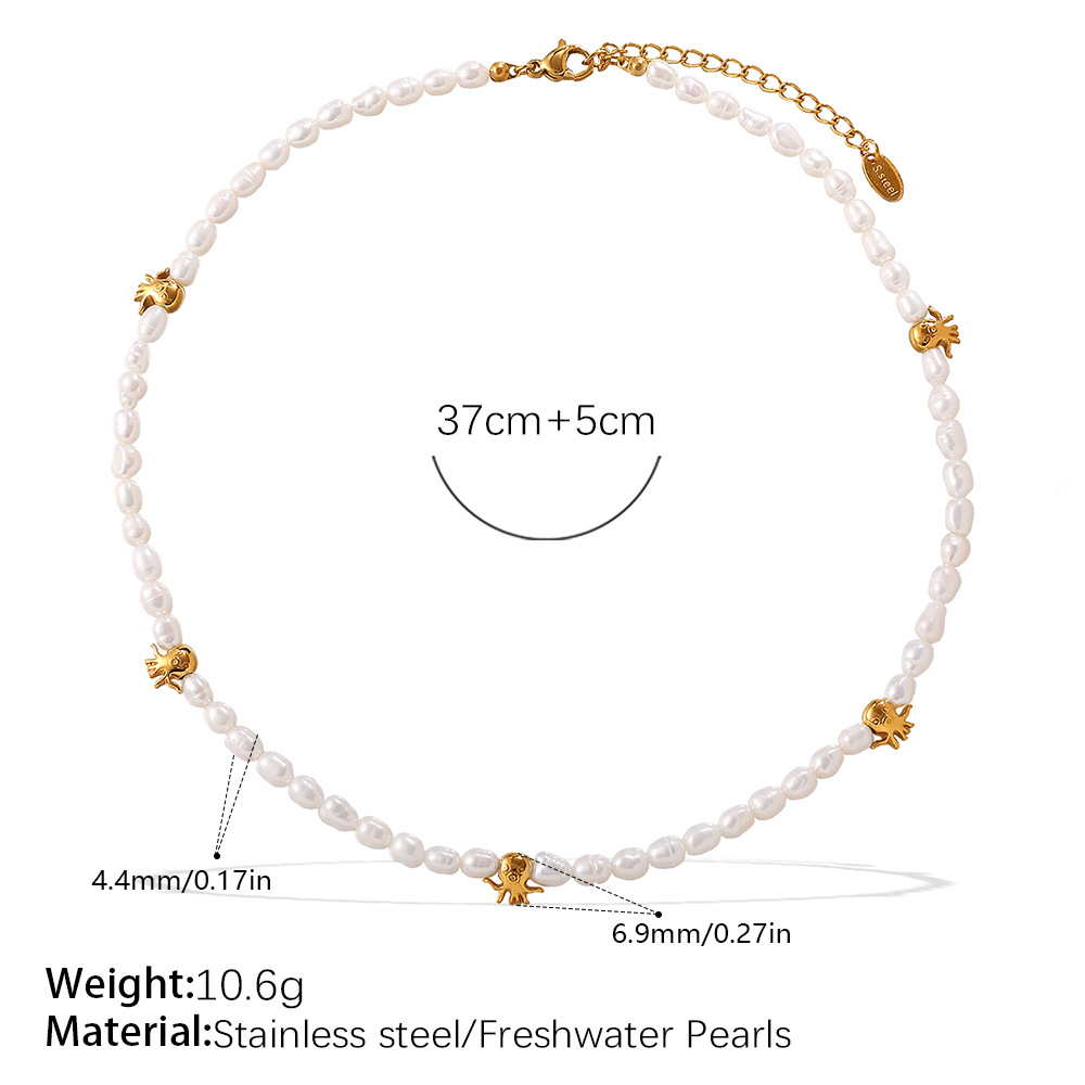 Collar de perlas de agua dulce XL825WEG